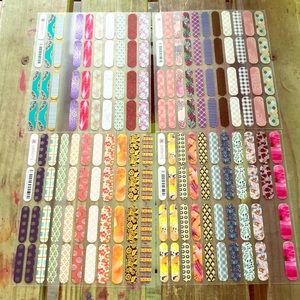 Lot of 4 Sheets of Assorted Jamberry Nail Decals